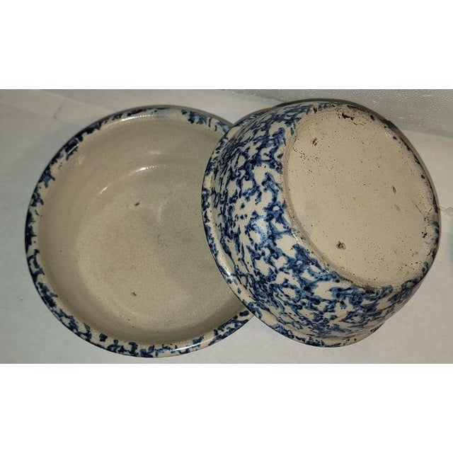 Folk Art Early 20th Century Collection of Four Cereal Sponge Bowls -4 For Sale - Image 3 of 7