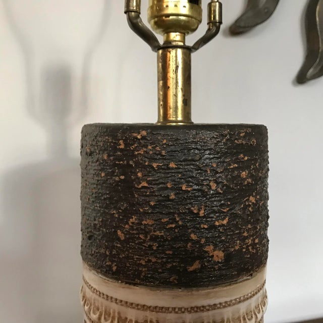 1950s Italian Pottery Lamp by Nuovo Rinascimento For Sale - Image 5 of 9