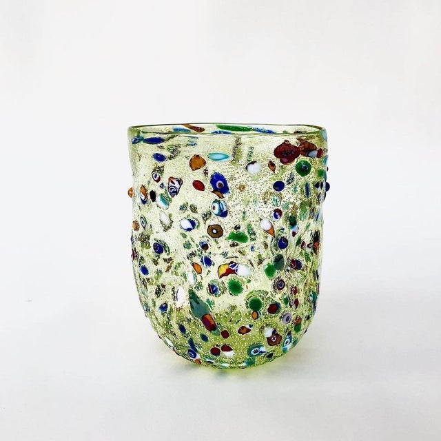 Vintage Italian Murano Glass Water Glasses by Burlesque Verres for Ribes, 2010s, Set of 6 For Sale - Image 15 of 18