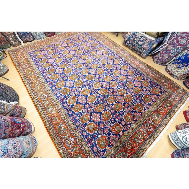 Middle Eastern Hand-Knotted Bijar Rug For Sale - Image 5 of 18