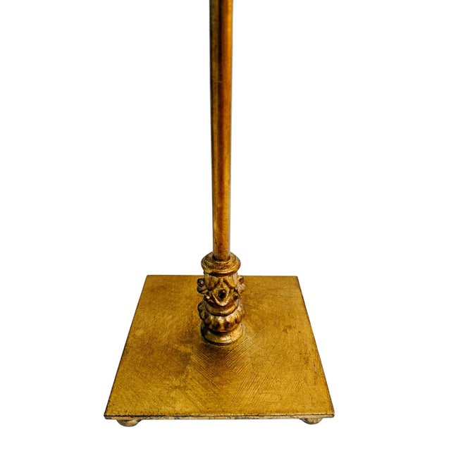 Contemporary Tall & Slender Azalea Gold Table Lamps by Lucas McKearn - a Pair For Sale In San Diego - Image 6 of 17