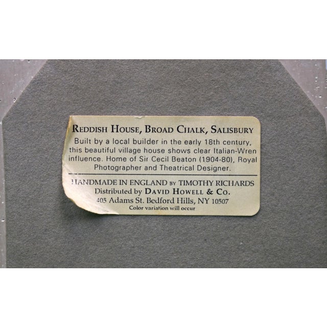 Timothy Richards Reddish House Broad Chalk, Salisbury England Architectural Model For Sale In New York - Image 6 of 7