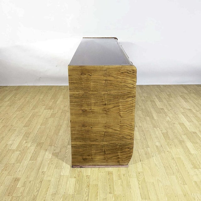 Art Deco Sideboard in Walnut Burl by Lupparelli Cicli Foligno, 1930s For Sale - Image 16 of 18