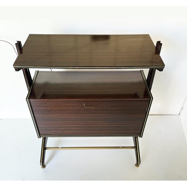 Wood Vintage Bar Cabinet, 1950s For Sale - Image 7 of 14