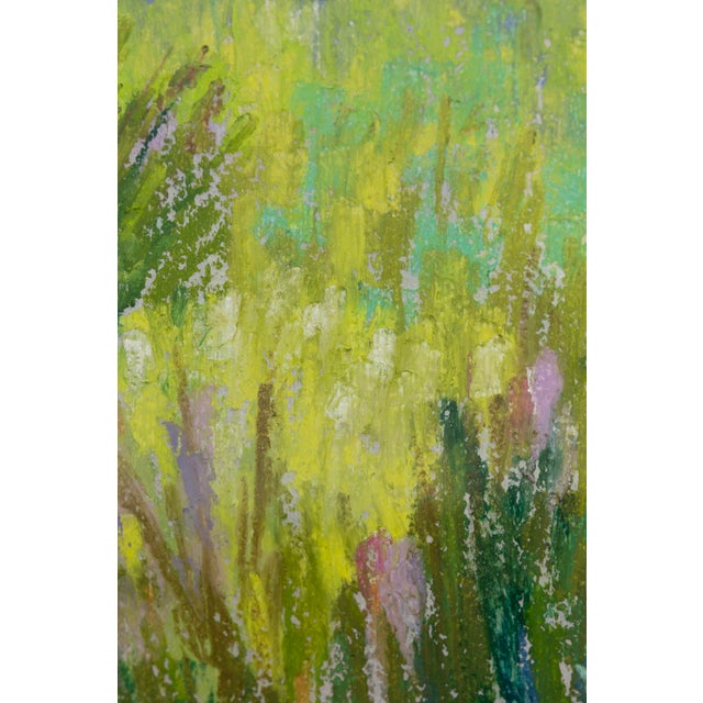 Drawing/Sketching Materials Andrea M. Tama Tranquility Signed Oil Pastel Contemporary Impressionism Framed For Sale - Image 7 of 8