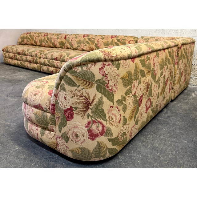 Weiman Weiman/Kagan Style Large Sectional Sofa From 80's For Sale - Image 4 of 7