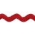 Contemporary Sample - Schumacher Ric Rac Tape Large Tape in Rosso For Sale - Image 3 of 3