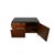 Brown Vintage Mid Century Modern Walnut and Electa Chrome Credenza Filing Cabinet by Stow Davis For Sale - Image 8 of 16