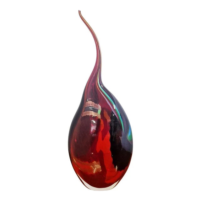 Murano Glass Sculpture by Alessandro Barbaro, 1980s For Sale - Image 3 of 8
