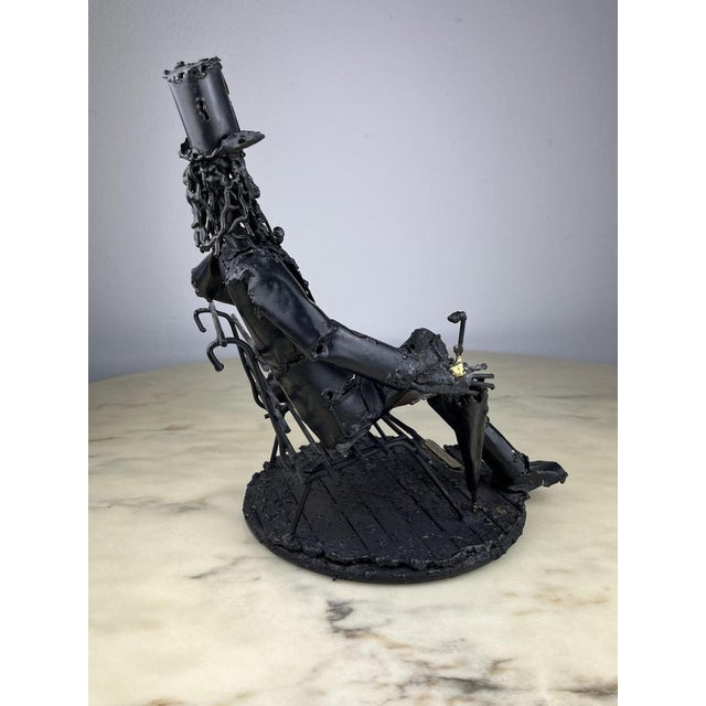 Brutalist Iron Sculpture by Janlorè G. K. K., Italy, 1970s For Sale - Image 9 of 18