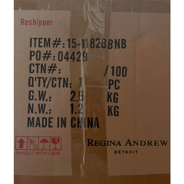 Pair of Regina Andrew Detroit Spyder Single Arm Wall Sconce – Model 15-1182 – Blackened Brass – New Old Stock in Original Box For Sale - Image 9 of 12
