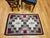 Vintage Native American Navajo Rug, Handwoven Wool, Allover Pattern, Ivory & Gray, 3x4 For Sale - Image 12 of 13