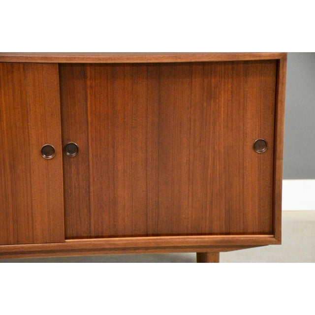 Refinished Borge Mogensen 53” Teak Credenza For Sale - Image 10 of 12