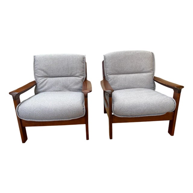 Set of Scandinavian Armchairs, 1960s For Sale