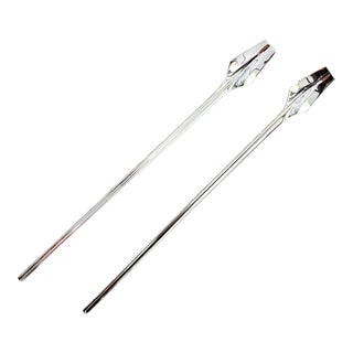 1990s Set of Two Minimalist Cocktail Mixers Designed by Lino Sabattini For Sale