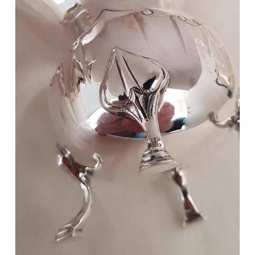 Arts and Crafts Sterling Silver Coffee Service from James Deakin & Sons, 1927, Set of 3 For Sale - Image 17 of 18