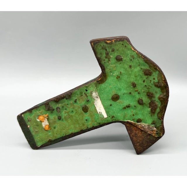 Vintage Painted Cast Iron Mouse Doorstop – Whimsical Cottagecore Decor For Sale In Houston - Image 6 of 9