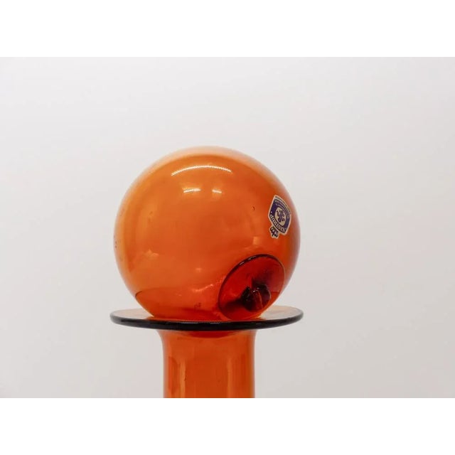 1960s Scandinavian Bottles by Otto Brauer for Holmegaard, 1960s, Set of 3 For Sale - Image 5 of 6