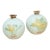 Pair of Hand-Painted Narcissus Floral Porcelain Vase For Sale