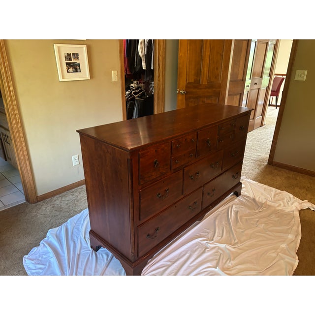 Traditional 1990s Bob Timberlake for Lexington 12-Drawer Cherry Dresser For Sale - Image 3 of 8
