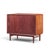 Mid-Century Modern Arne Vodder for Sibast Mid Century Danish Teak Bar Record Cabinet Nightstand With Tambour Door For Sale - Image 3 of 9