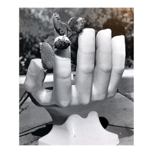 Naomi SavagePhoto Of Pedro Friedeberg Hand Chair Vintage Silver Gelatin Photograph, 1981