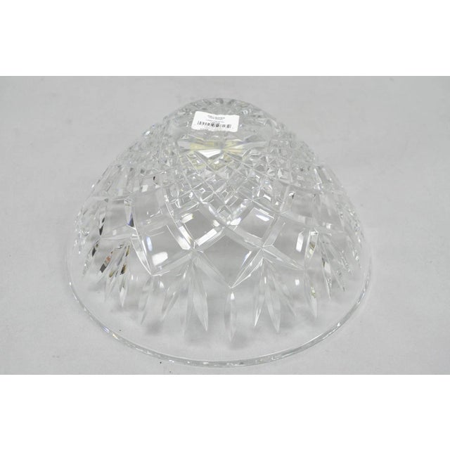 Transparent Late 20th Century Waterford Cut Crystal Lead Glass 10" Centerpiece "Gallagher" Bowl For Sale - Image 8 of 11