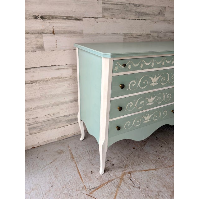 Vintage French Blue Buffet For Sale - Image 4 of 6