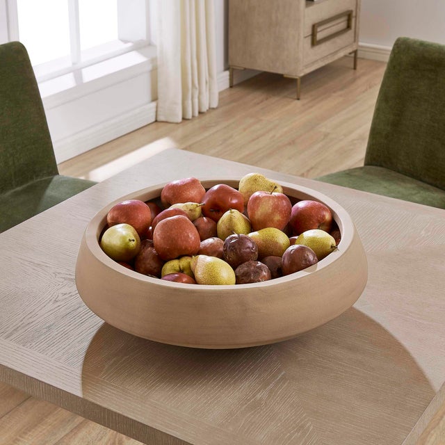 Contemporary Sienna Scape Indoor-Outdoor Bowl For Sale - Image 3 of 7