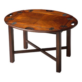 Carlisle Butler Table, Dark Brown For Sale