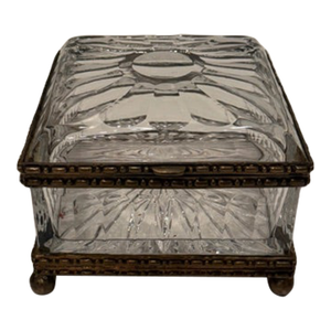 Baccarat Style Cut Crystal Box