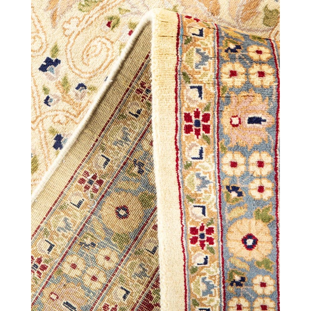 Mogul, One-of-a-Kind Hand-Knotted Runner Rug - Ivory, 8' 2" x 16' 1" For Sale In New York - Image 6 of 8