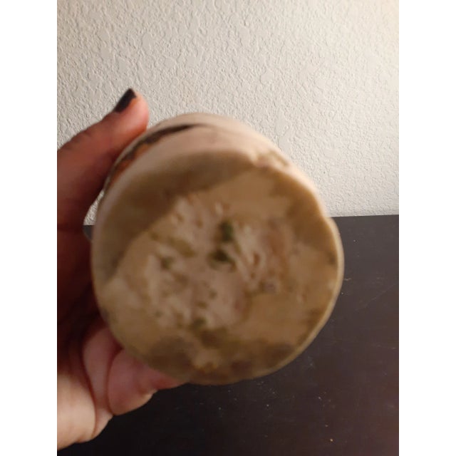 1980s Art Studio Leaf Engraved Bud Vase For Sale - Image 4 of 6