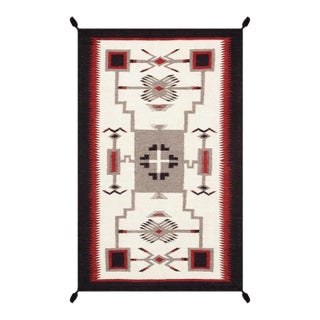 Tuscany Wool Ivory Area Rug, 5' 2'' X 6' 9'' For Sale