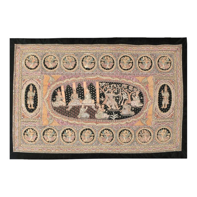 Vintage Burmese Tapestry For Sale