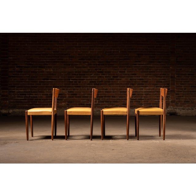 Set of Four Danish Modern Chairs by Poul Volther for Frem Rojle For Sale - Image 4 of 11