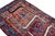 Antique Red Traditional Geometric Malayer Handknotted Wool Carpet Rug For Sale - Image 9 of 11