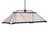Large Height-Adjustable Pendant Lamp in the style of Tiffany, 1980 For Sale - Image 3 of 15