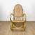 Rattan and Cane Rocking Chair, 1970s For Sale - Image 9 of 10