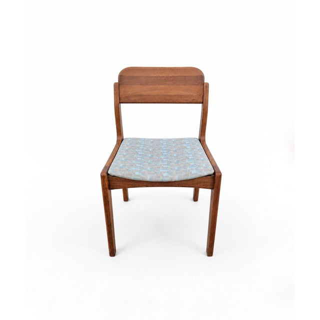 Mid-Century Modern Oak and Teak Chairs by Henning Kjærnulf for Velje Stole, 1960s, Set of 4 For Sale - Image 3 of 12