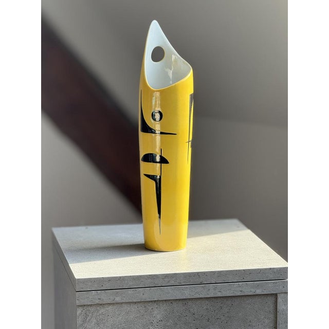 Mid-Century Modern Zsolnay Ceramic Vase by János Török, 1960 For Sale - Image 3 of 9