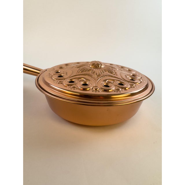 French Country Vintage French L. Lecellier Villedieu Copper Bed Warmer / Decorative Wall Object, 1960s For Sale - Image 3 of 18