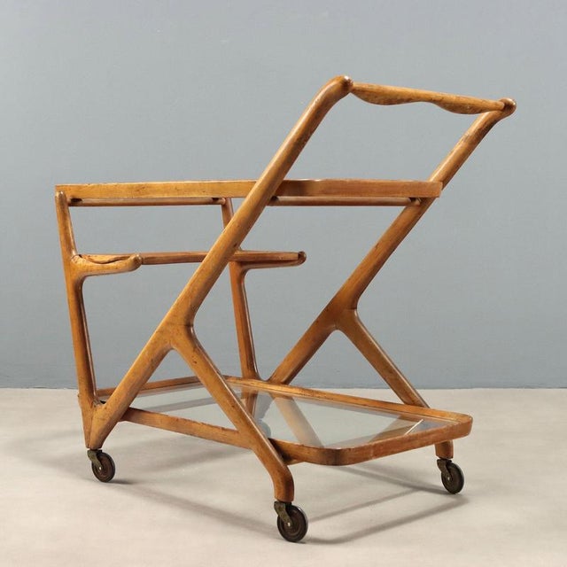 Beech Serving Trolley, 1950s For Sale - Image 9 of 10