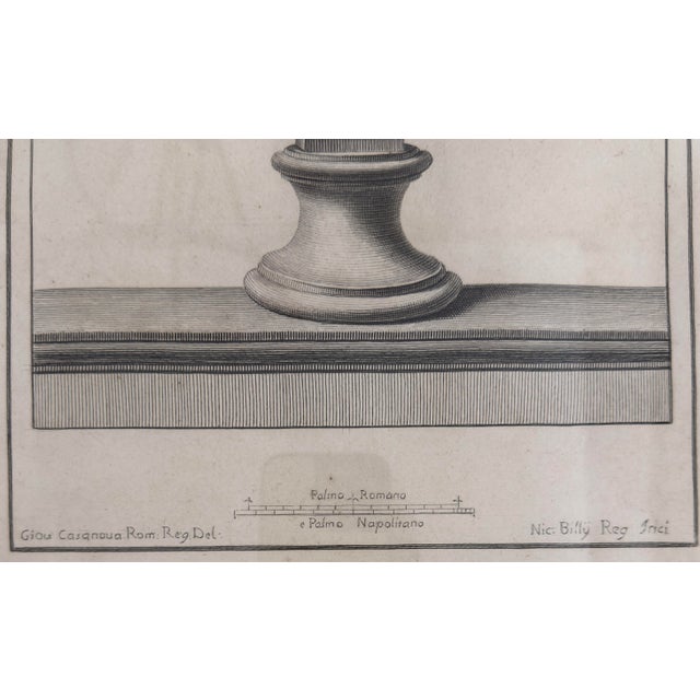 Pair of 18th Century Italian Bust Engravings (Antique Etchings) - Neoclassical Grand Tour Copperplate Prints by Casanova & Campana, Framed For Sale - Image 4 of 11