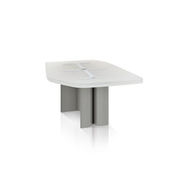 Brushed Steel & Transparent Opaque Resin Fossil Coffee Table by Daniel Nikolovski & Danu Chirinciuc for KABINET, 2019 For Sale - Image 4 of 17