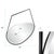Black Hayes Asymmetrical Mirror #2 For Sale - Image 8 of 9