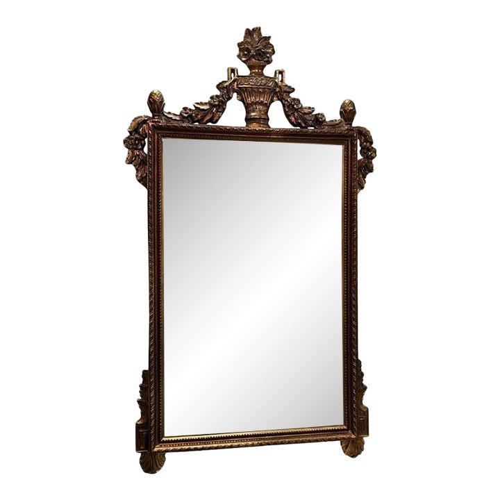 Vintage Carolina Mirror Company Giltwood Mirror in the Louis XV Style ...