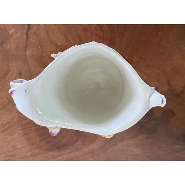 Antique 18th Century German Rococo Ludwigsburg Porcelain Puce Urn Vase For Sale - Image 10 of 12