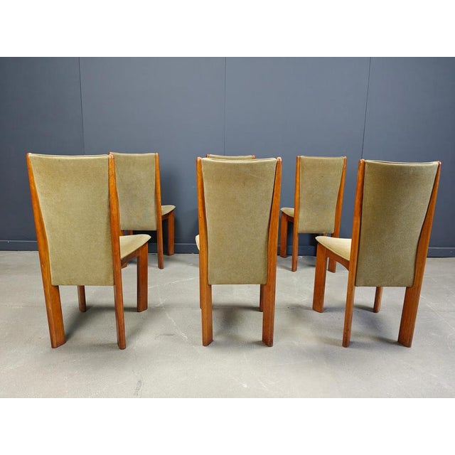 1970s Vintage Danish Dining Chairs, 1970s, Set of 6 For Sale - Image 5 of 13