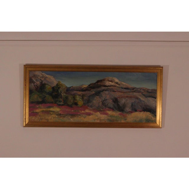 Hugo Olsson, Rocks and Mountains, 1970s, Oil on Canvas, Framed For Sale - Image 8 of 18